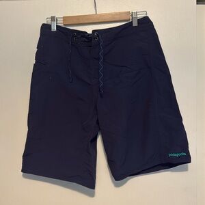 Men’s Patagoniania board shorts swim drawstring waist size 30 navy